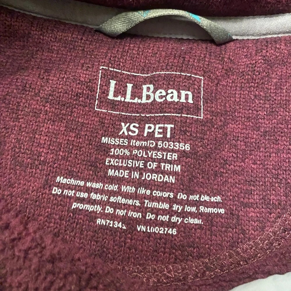 L.L. Bean Maroon Pullover